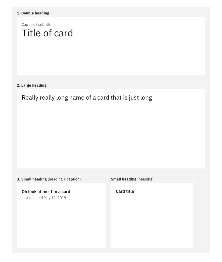 Cards should have 16px margins all around